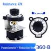WX112 050 Adjustable Single-Turn Wirewound Potentiometer: 47, 560 Ohm, 1K, 2.2K, 4.7K, 10K, 47K Knob
