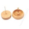 Wooden Bead Spinner String Seed Beads Quickly Beading Bowl Loader Kit DIY Jewelry Making for Craft Seed Beading Device
