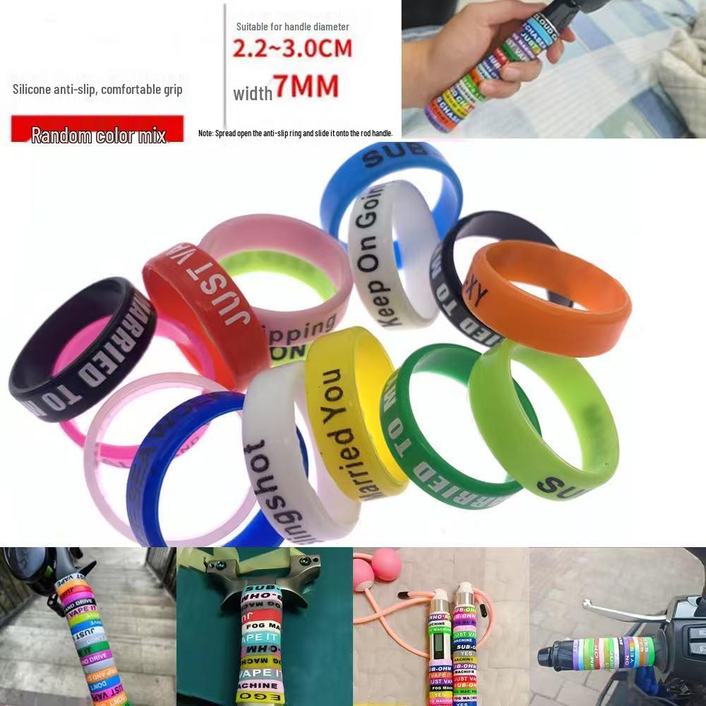 Светящаяся силиконовая противоскользящая лента для рукоятки и чехол на рукоятку удочки Standard