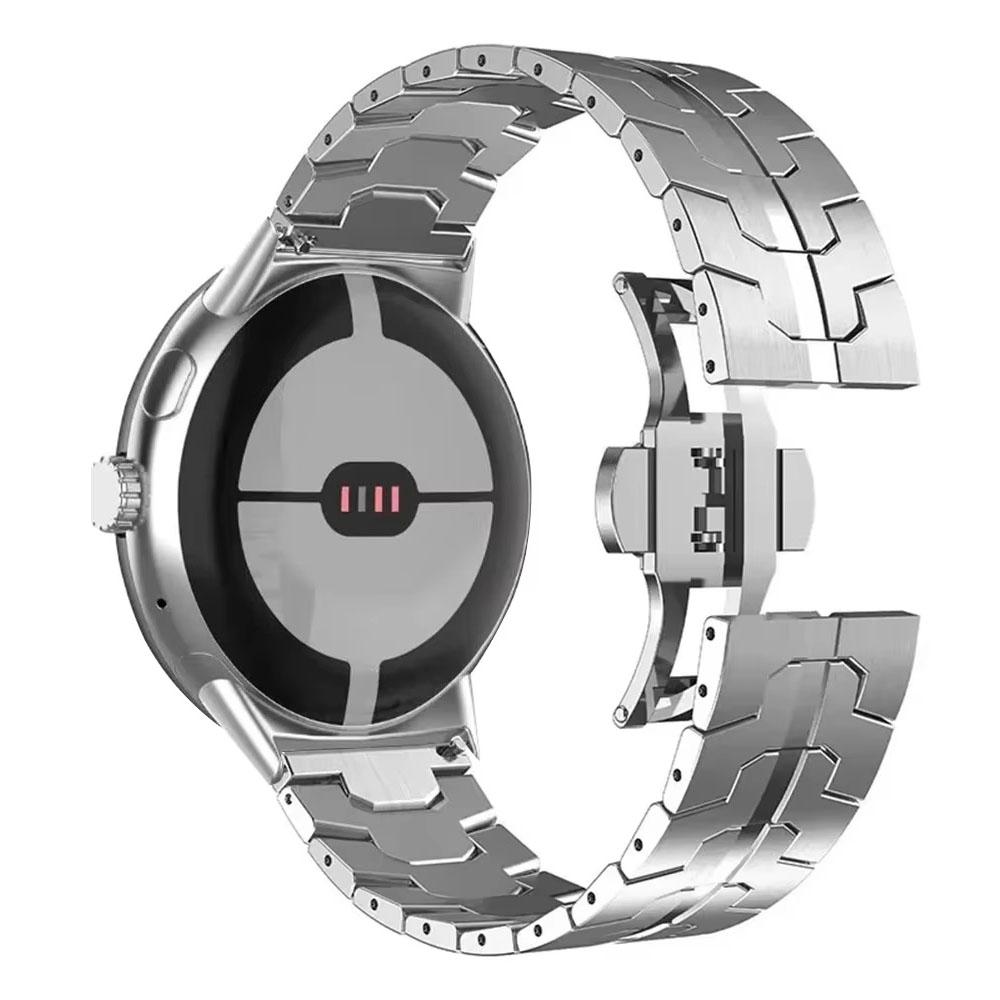 Vlindersluiting Band voor Google Pixel Watch 4 45mm/3 45mm Titaniumlegering Horlogeband
