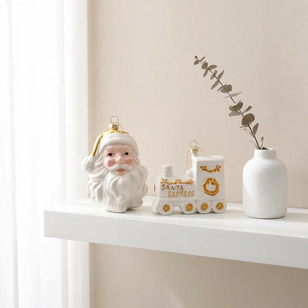 Christmas Tree Ornaments 3d Hanging Decor With Plastic Material For Holiday Celebration
