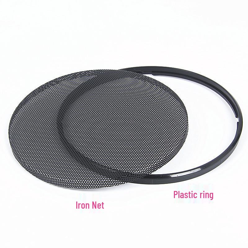 Speaker Grille Decorative Ring: Protective Car Subwoofer Cover, 1-10 inches, No Holes