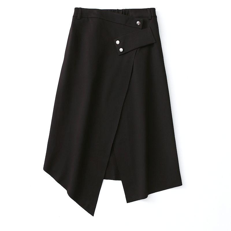 Highly Recommended Good Goods Counter Single High Quality Slimming High Waist Thin Velvet Mid-Length Woolen Skirt for Women Autumn and Winter