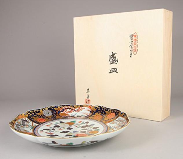 Arita Ware Shobido Main Store Rinpa Old Imari Style Servírovací talíř velký S-3069