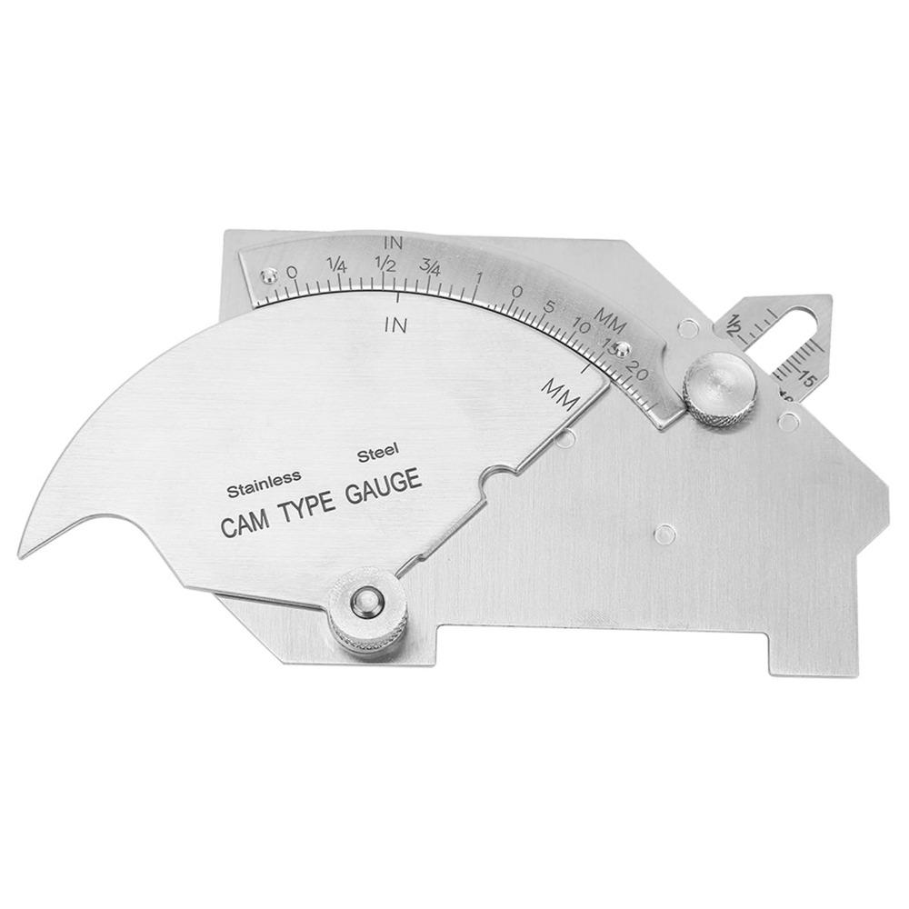Permanently Etched Bridge Cam Gauge Metric & Inch Fillet Weld Gauge MG-8 Weld Gauge  Weld Joints