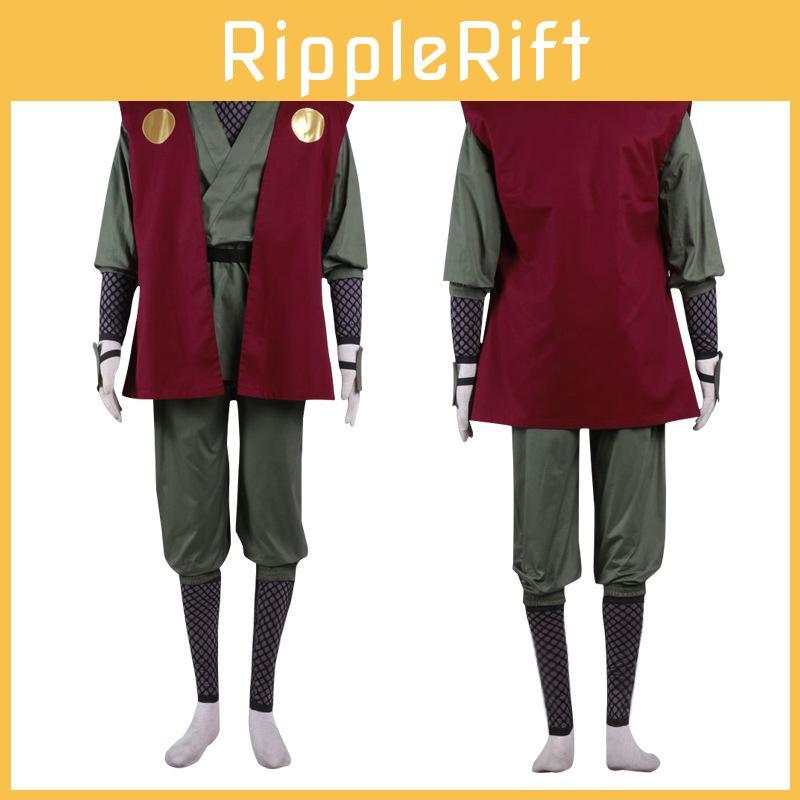 Naruto Jiraiya Cosplay Attire For Anime Role Play With Elegant Traditional Elements For Halloween