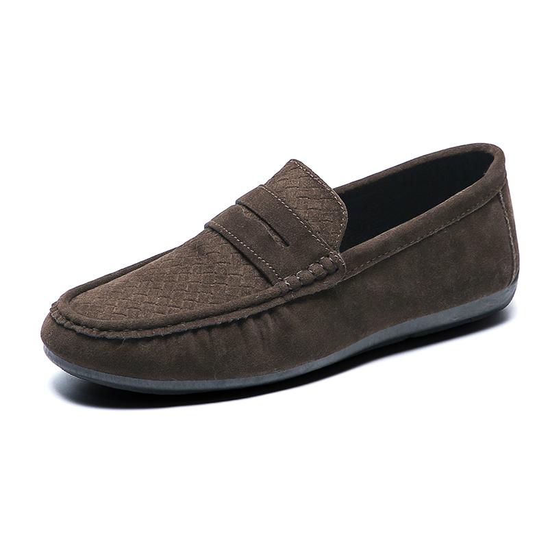 Fashion Suede Men Casual Shoes Breathable Comfort Slip-on Mens Driving Shoes Luxury Brand Men Loafers Mens Lazy Shoes Moccasin
