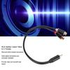 2PCS Gold Plated for RCA Splitter Cable Plug and Play for RCA Y Adapter Cable Audio Video