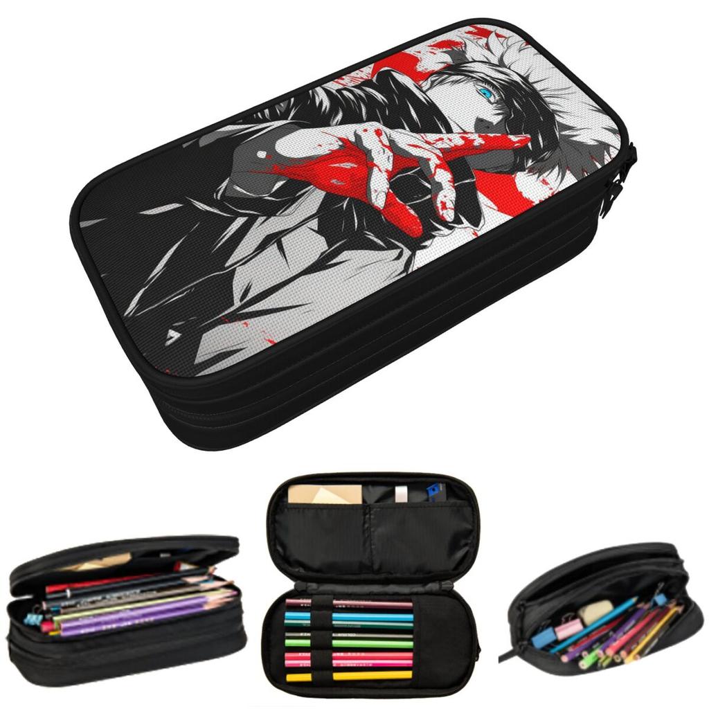 Jujutsu Anime Manga Kaisen Anime Etui voor Jongen Meisje Cadeaus Pennendoos Potloodtas Kantoorbenodigdheden Pennenhouder Tas