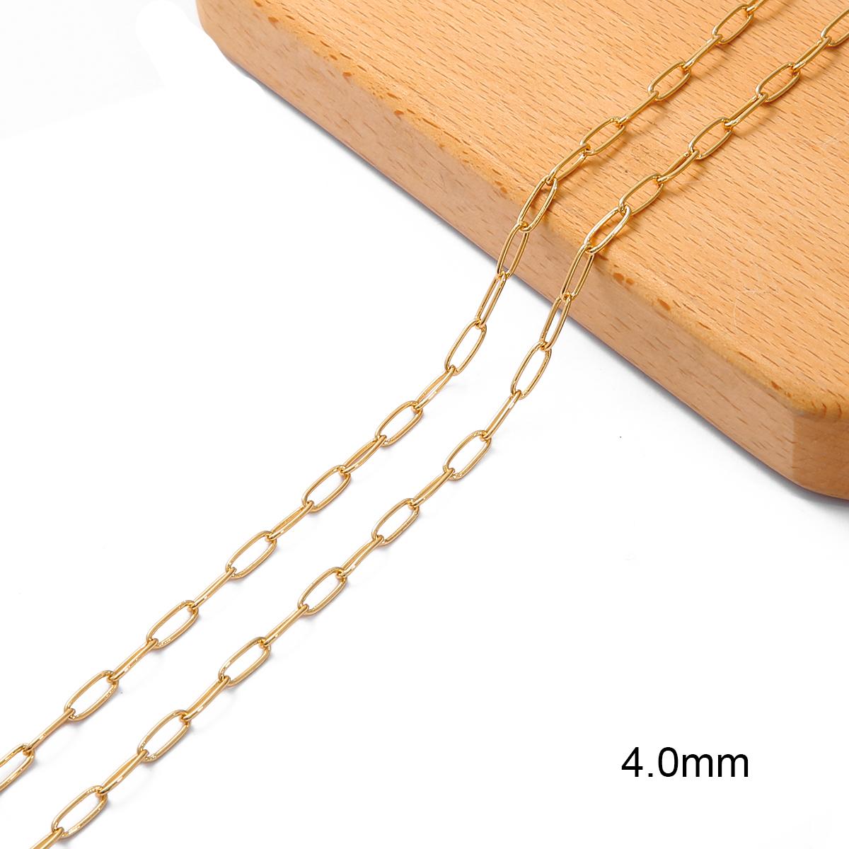 

Медные крестообразные цепи для изготовления ювелирных изделий DIY Ожерелье Браслет Аксессуары для ножных браслетов 06 4mm 1meter