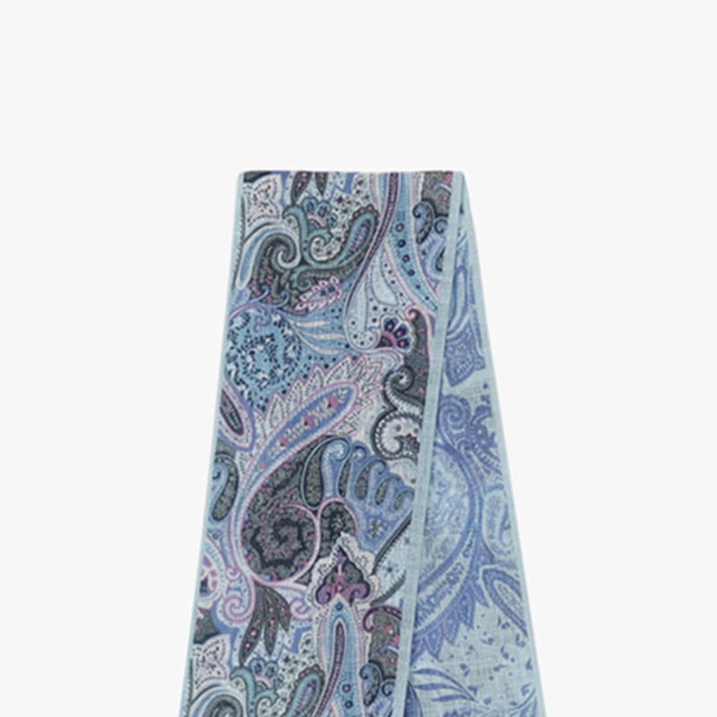 Healiote HEAL PAISLEY TIE SCARF_SKY BLUE