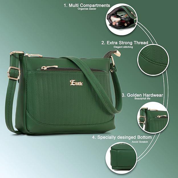 Women's Studded Dual Tone Sling Bag