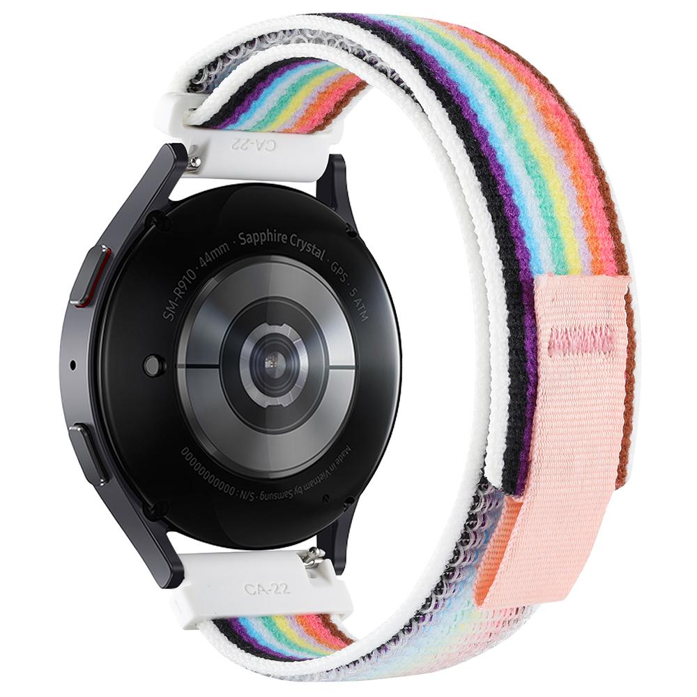 KALEBOL KLB-YJNLHH-001 For Samsung Galaxy Watch6/Watch6 Classic Nylon Straps 20mm Watch Band Loop Fastener