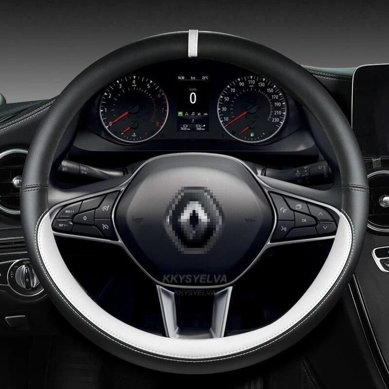 Car Steering Wheel Cover For Scenic Clio Laguna 2 3 4 5 Kangoo Fluence Megane Trafic Talisman Twingo Kaptur Accessories