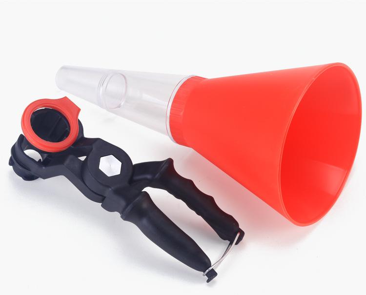 Univerzální sada nálevky na plnění motorového oleje Plastové nastavitelné adaptéry na benzín Výměna vybavení Sada nářadí Příslušenství pro doplňování paliva do auta