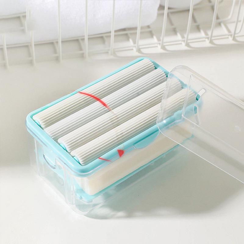 Light Luxury Multifunctional Soap Dish with Built-in Foaming Feature and Draining Storage.