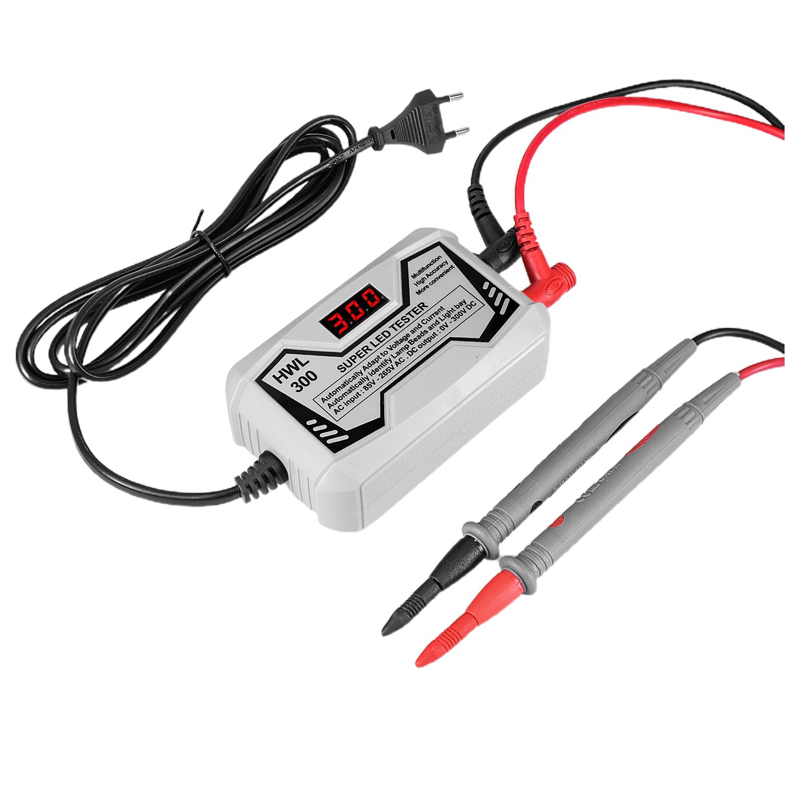 

Multipurpose LED Strips Beads Test Tool TV Backlight Tester for All LED Light LED Tester LED Digital Display AU/US/UK/EU EU чорний