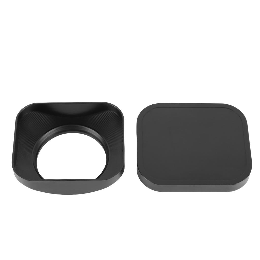 Camera Lens Hood Aluminium Alloy Accurate CNC Fine Processing Lens Hood Shade Protector with Cap