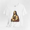 Muscle Mona Lisa Tee | Renaissance Art Parody, Strength Illustration