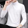 Muži Podzim Zima Spodní díl Top Vysoký límec Ochrana krku Dlouhé Rukávy Pružný Teplý Pulovr Pure Color