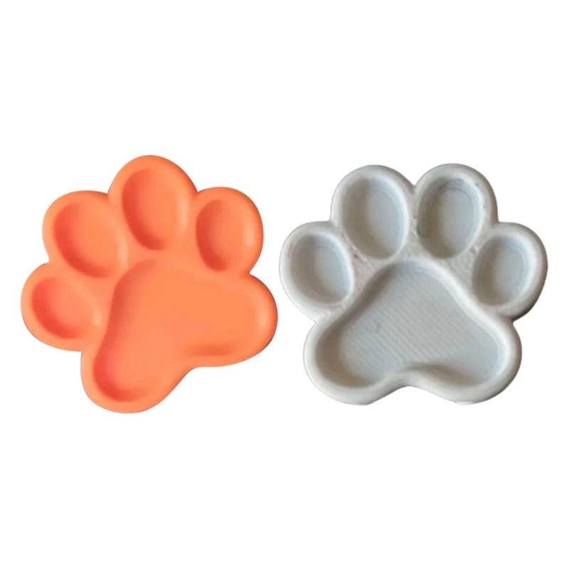 3Pcs Small Claw Shaped Finger Palette 5 Wells Paint Mixing Tray For Outdoor Sketching Oil Acrylic Watercolor Painting