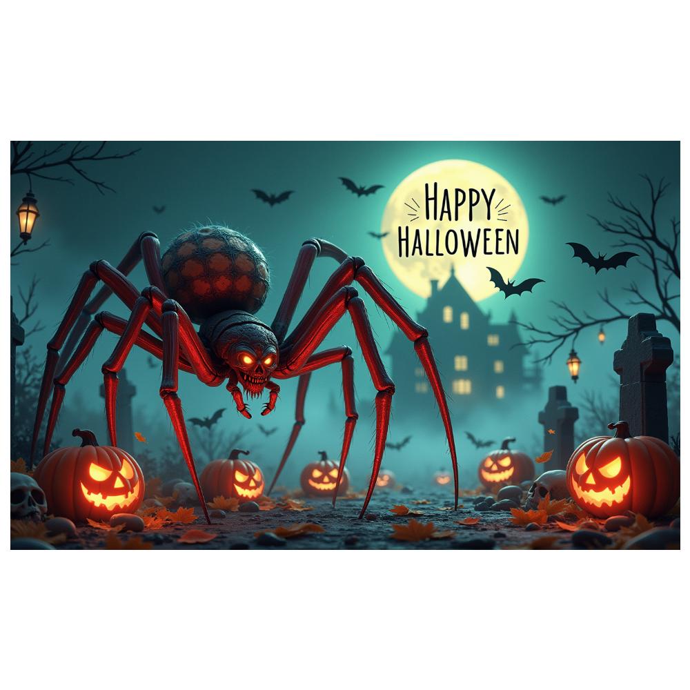 Holiday Banner Lanterns Party Prop Halloween Decor Dark Theme Scary Prop For Night Event Haunted House Holiday Event