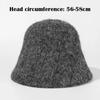 Ciepły kapelusz kubełkowy Kapelusz Panama w stylu vintage Wszechstronny kapelusz filcowy dla kobiet