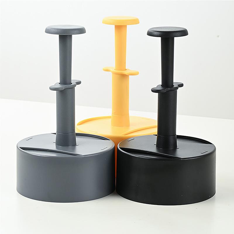 Manuell Hamburgarköttpress Abs Rund Non-Stick Fylld Köttpajform Bakform för Pajer Grillpajpressform Maskin Köksredskap