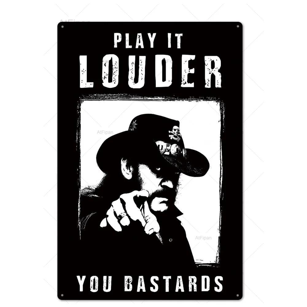 Vintage Rock  Roll Tin Sign Metal Poster  Retro Wall Decor for Bar Pub Club Man Cave  Perfect Metal Plaque for Music Lovers