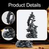 Guan Yin Statue Traditional Ornament Collection Decoration Female Buddha Sculpture for Living Room Office Bedroom Desktop