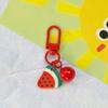 Cute Fruit Strawberry Grape Orange Pendant Keychain For Women Girls  Candy Color Fruit Keyring Bag Decoration Accessories