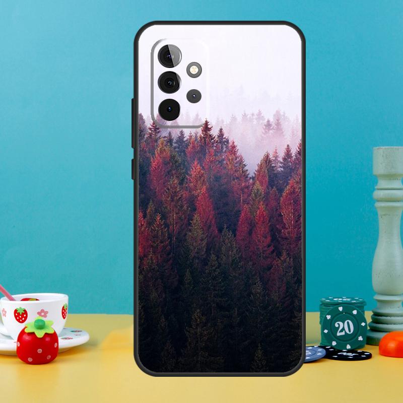 Nature Forest Mountain Case For Samsung Galaxy A15 A16 A05 A26 A36 A56 A52 A53 A33 A13 A34 A54 A14 A35 A55 A22 A32