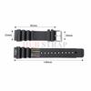 Cinturino in Silicone Diver ND Limits 20mm 22mm 24mm per Seiko Water Ghost Resina Uomo Cinturino Orologio Sportivo per Casio per Citizen Promaster