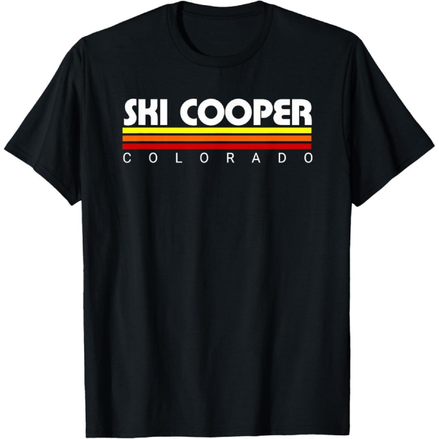 Ретро Лыжная Футболка Cooper Colorado S