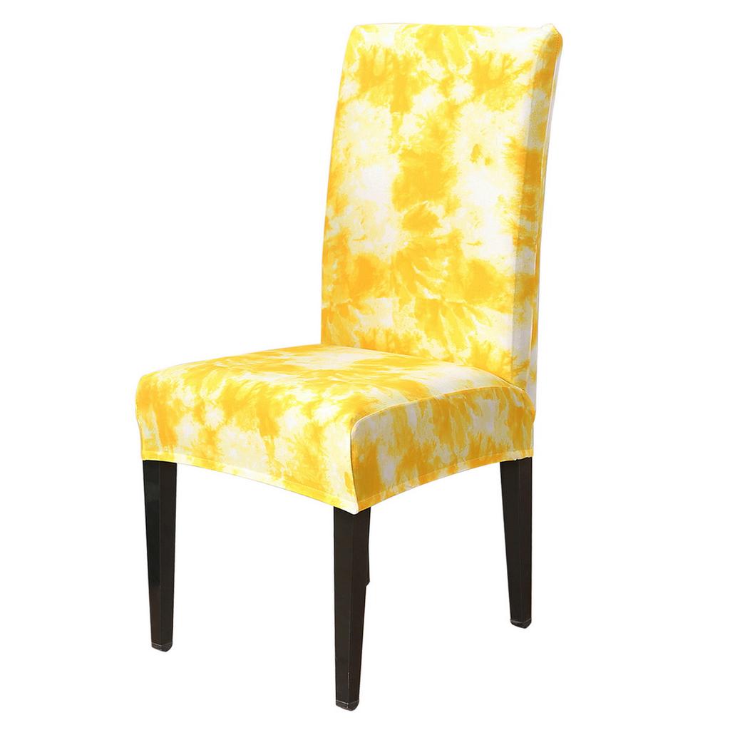 1PC Removable Elastic Round Dining Room Chair Covers Stretch Seat Slipcovers MAL 1PC Removable Elastic Round Dining Room Chair Covers Stretch Seat Slipcovers MAL