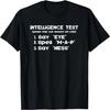 Herren Papa Witz Lustiger Intelligenztest Humor Sarkastisch Geschenkidee T-Shirt
