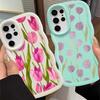 Simple Flower Case for Samsung Galaxy A26 S23 Plus S21 A25 S20 FE S24 S22 Ultra S25 Soft Phone Cover A54 A36 A34 A24 A35 A55