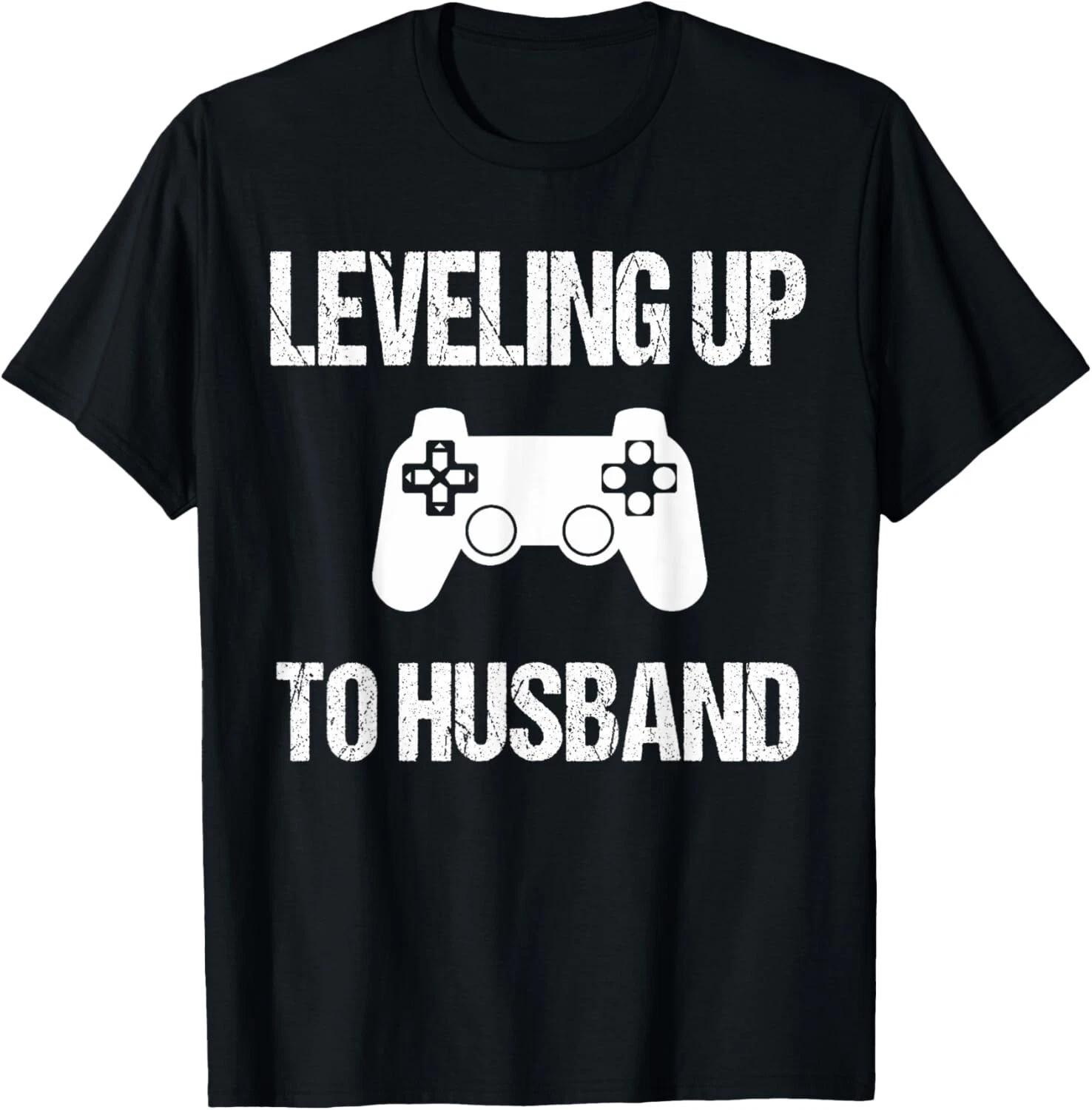 Engagement T-Shirt for Groom Video Game Loverr Gift Unisex T-Shirt L
