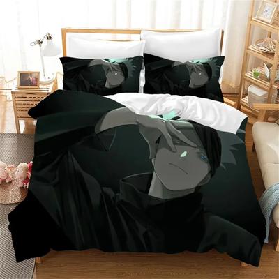 Jujutsu Kaisen Ensemble de Literie Japon Anime Célèbre Housses de Couette Ensembles Couette Linge de Lit Jumeau Queen King Simple Taille Satoru Gojo