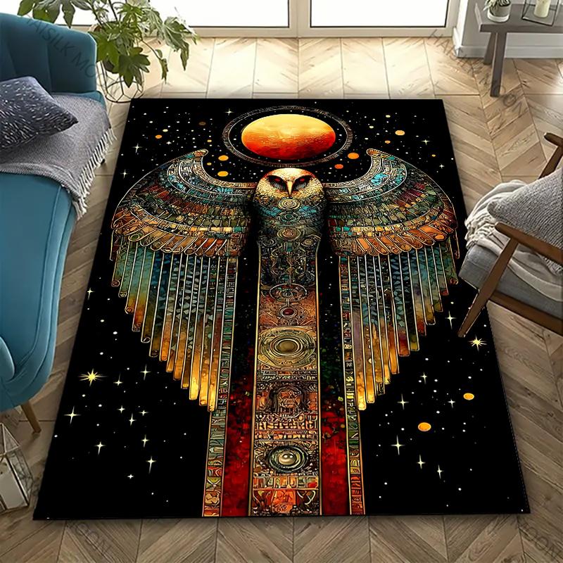 3D HD Printing Owl Print Rug Carpet for Bedroom Living Room Decor Area Rug for Sofa Washable Floor Mat Coffee Table Special Gift