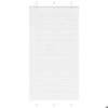 VidaXL Store Pleated White 105x200cm Fabric Width 104.4cm Polyester, Pleated Window Blind, Accordion Blind, Blind 4015518