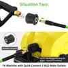 15m/50ft Pressure Washer Replacement Hose Super Flexible Hose 2900 PSI Kink Resistant Hose for Karcher K2-K7 Quick Connector