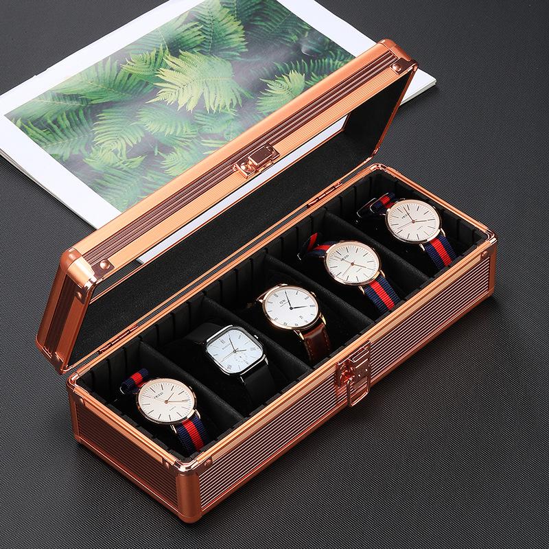 Aluminum Alloy Watch Display and Storage Box