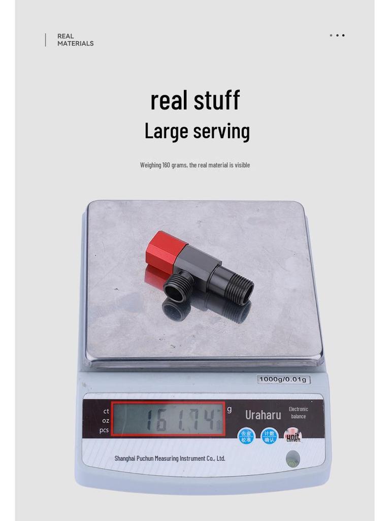 Stainless Steel High-Flow Submersible Angle Valve - Hot/Cold Universal Ball Stop Valve for Boats and Homes