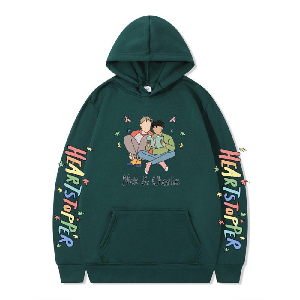 British Drama Nick and Charlie Heartstopper Hoodies Men Long Sleeve Sweatshirts Women Harajuku Streetwear Sudaderas