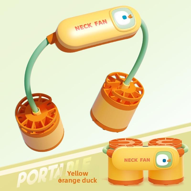 Duck Shape Portable Neck Fan With 3speed Usb Powered Personal Cooler