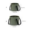 Portables Camping Water Bucket Ergonomic Folding Survival Water Storage Container for Family Camping Trip