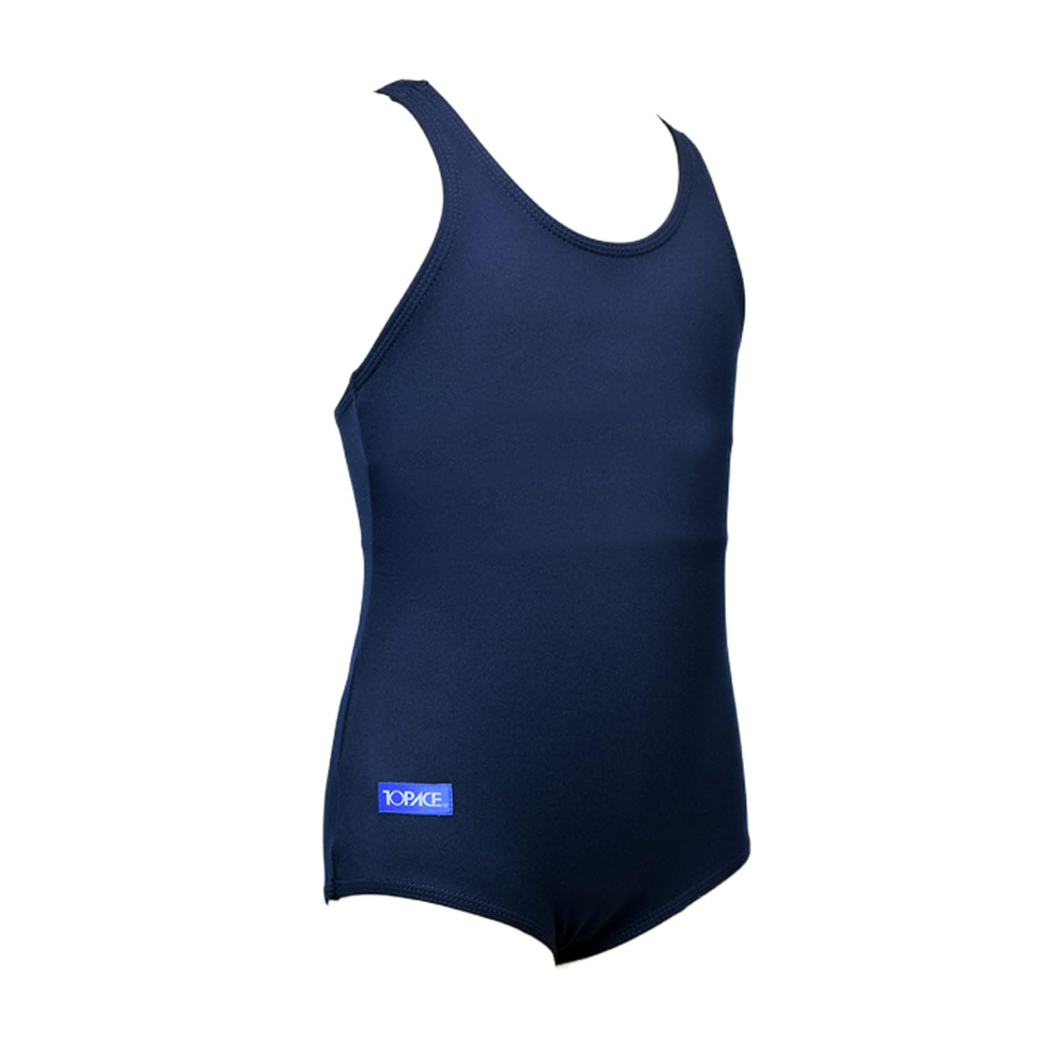 

Top Ace KK-30 Girls Junior One-Piece Racerback School Swimsuit, Navy, Size LL
