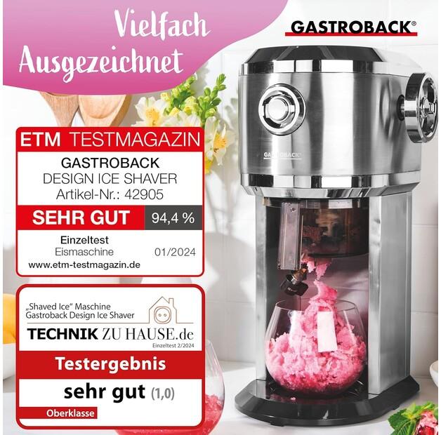Ice Maker Gastroback 42905 Design Ice Shaver