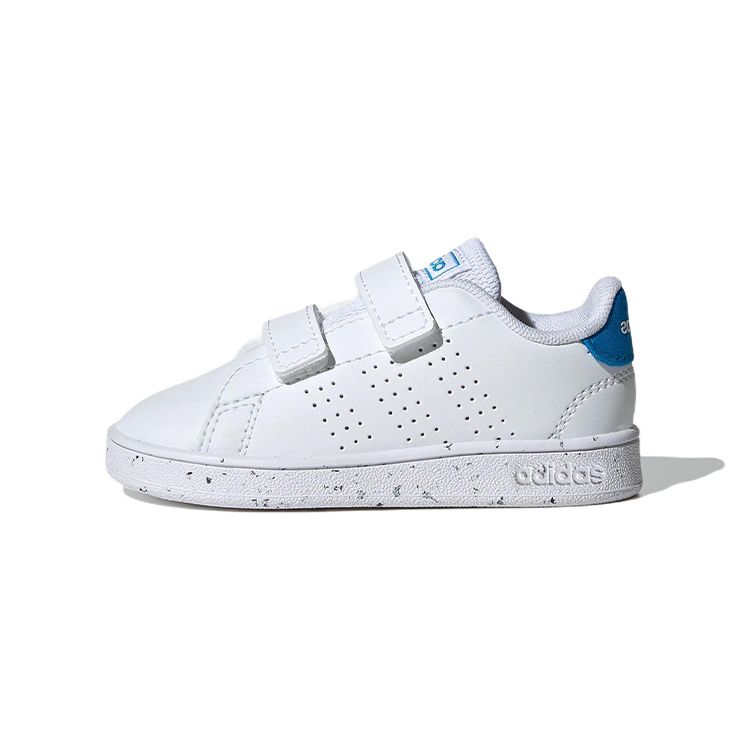 Adidas Neo Advantage Advancourt Fabric Comfortable Non-Slip Durable Low-Top Skate Shoes Baby Sneakers White Blue GW6498